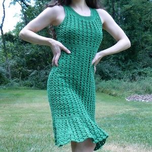 INC Green Knit Dress